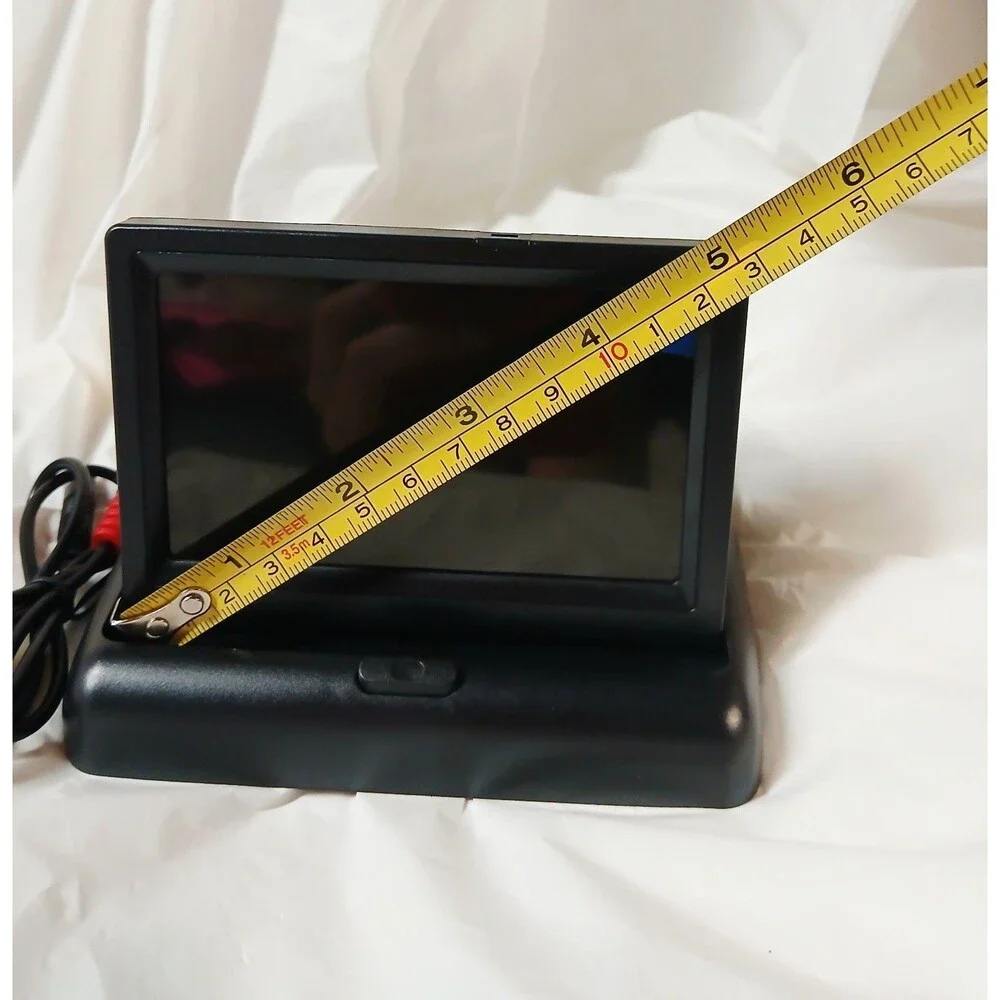 Rear Facing Car Seat Monitor AML017 4.3in LCD Wired Rear View Camera *Open Box